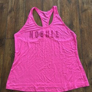 NOBULL Pink Race Tank Top